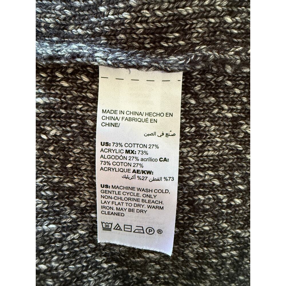 Chicos Open Front Short Sleeve Cardigan Sweater, Size 1 (Medium) - Picture 4 of 4